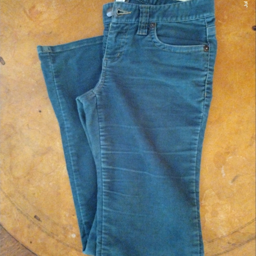 Women's Green Aeropostale Chordaroy Pants size 1/2 reg.